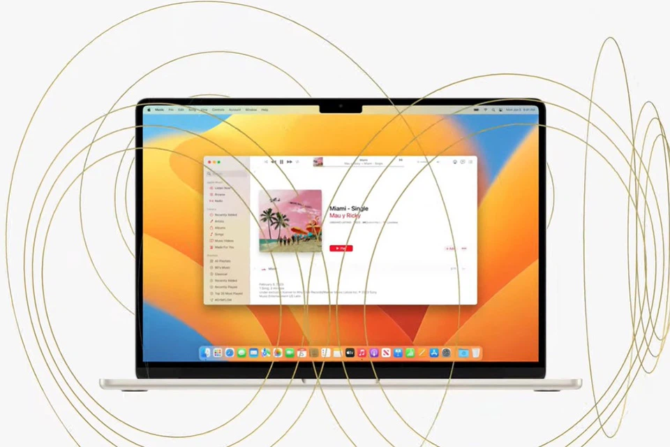 Âm thanh MacBook Air 15 inch M2 2023