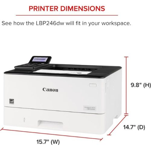 Alternative view of Máy in Canon LBP246DW - in đen trắng -  Nhập Khẩu (A4/A5/ Đảo mặt/ USB/ LAN/ WIFI)