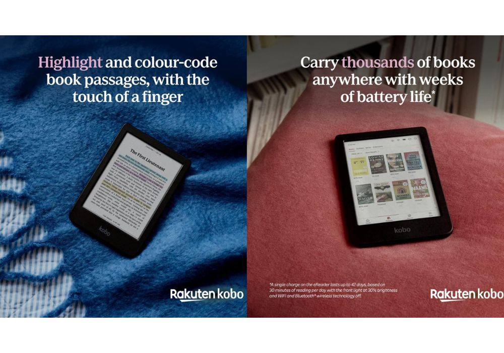 kobo clara Colour thư giãn đọc sách