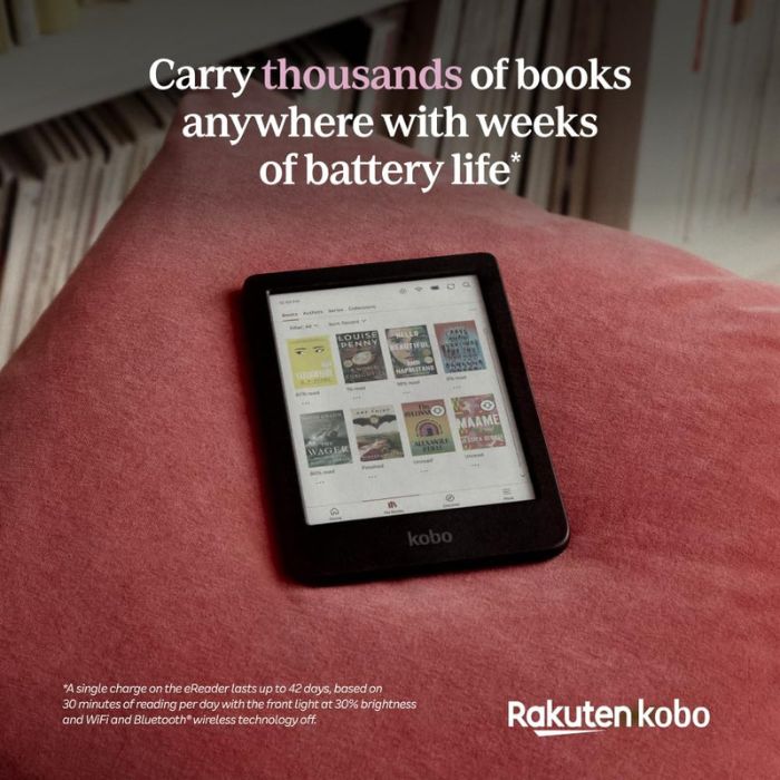 Kobo Clara Colour Đọc sách theo cách hoàn toàn mới, màn hình màu 6inch Kaleido, 300ppi, chống nước, Audiobook - Ảnh 7