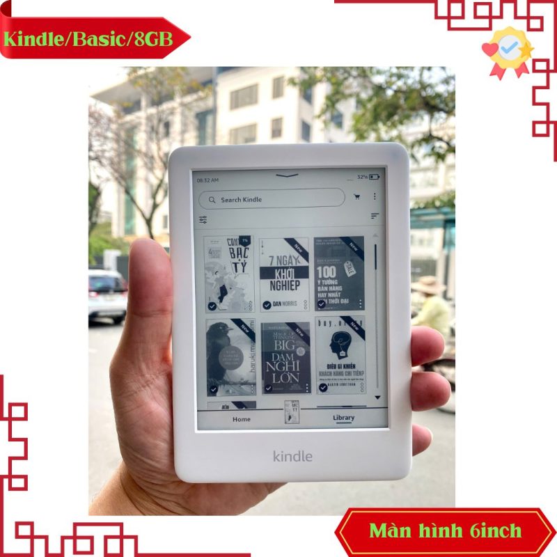 Kindle màu trắng