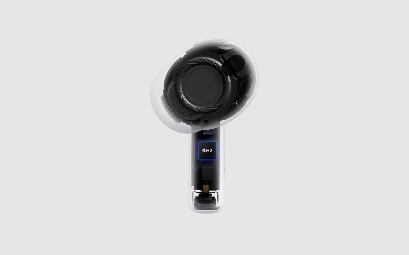 Chip H2 - AirPods Pro 3 (Nguồn: apple.com) Chip H2 - AirPods Pro 3 (Nguồn: apple.com)