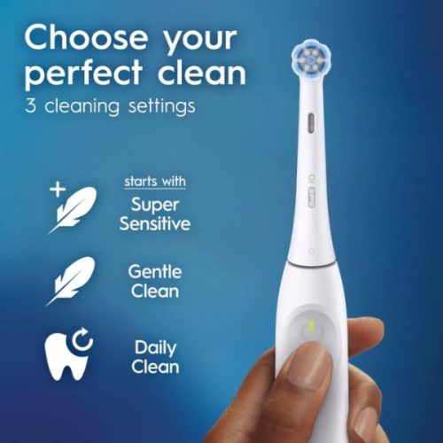 Bàn chải đánh răng Oral-B iO2 – Công nghệ AI làm sạch thông minh, bảo vệ nướu nhạy cảm