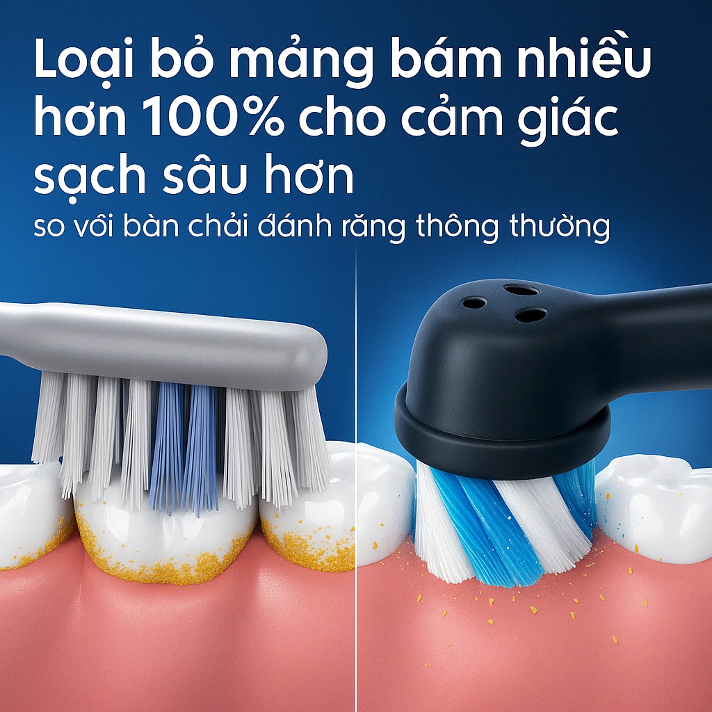 Bàn chải điện Oral-B iO2 - đầu bàn chải